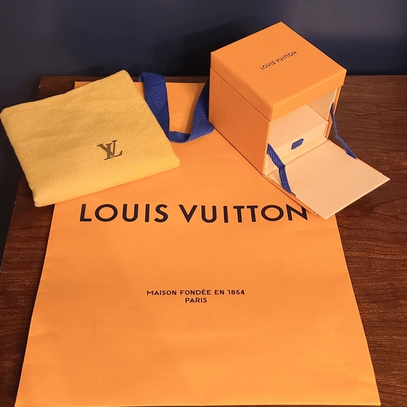 Louis Vuitton Gift Box Jewelry Box, LV Shopping Bag & Dustbag Bundle - Picture 1 of 10